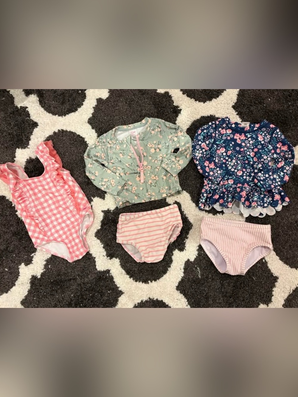RuffleButts Girls Swim Set